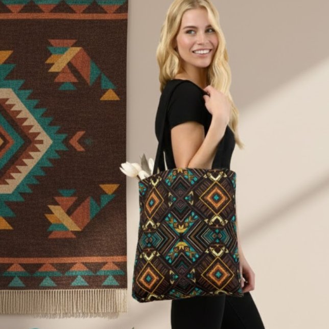 Bolso De Tela Tote de la Tierra Mandala (Subido por el creador)