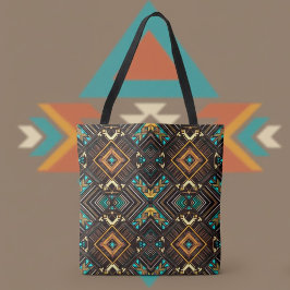 Bolso De Tela Tote de la Tierra Mandala
