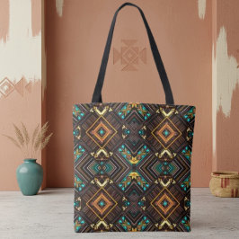 Bolso De Tela Tote de la Tierra Mandala