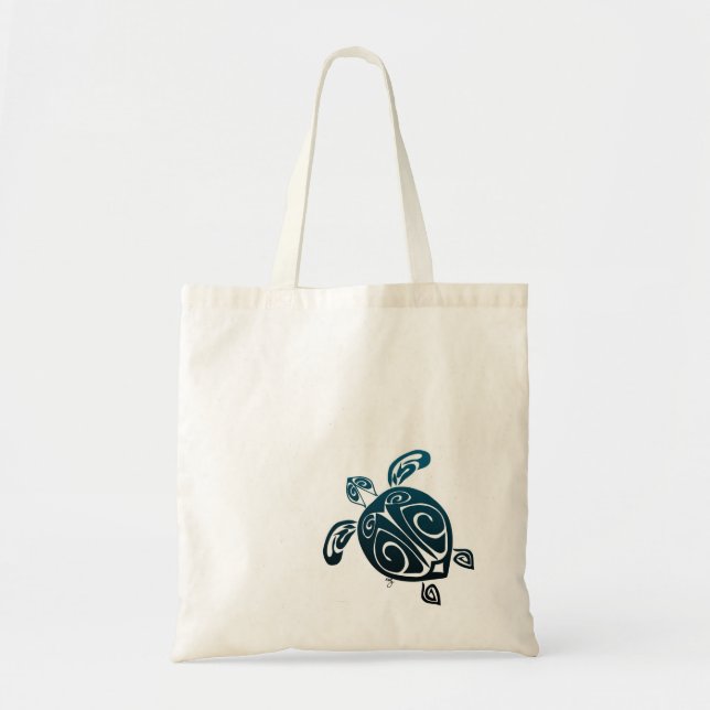 Bolso De Tela Tote de la tortuga (Frente)