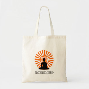 Bolso De Tela Tote de la yoga de Namaste Buda