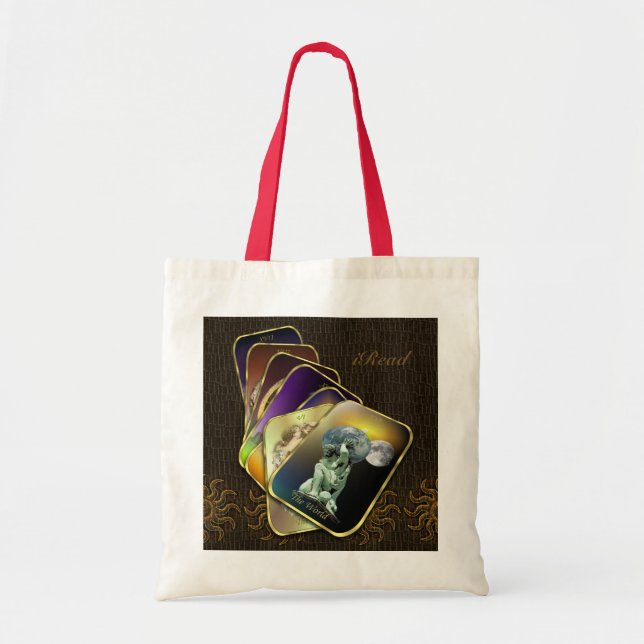 Bolso De Tela Tote de las cartas de tarot (Frente)