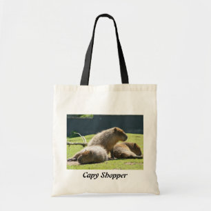 Bolso De Tela Tote de las compras del Capybara - comprador de
