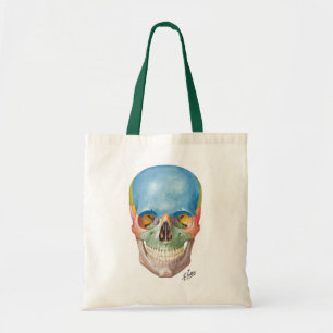Bolso De Tela Tote de las compras del cráneo del Netter