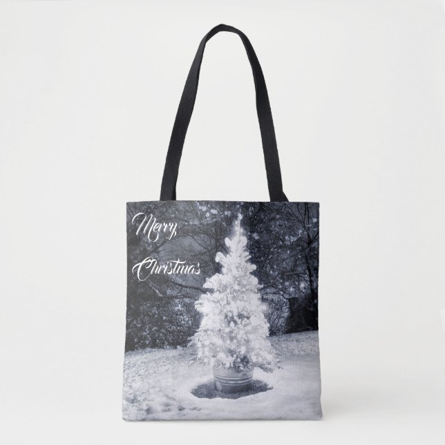 Bolso De Tela Tote de las Felices Navidad (Anverso)