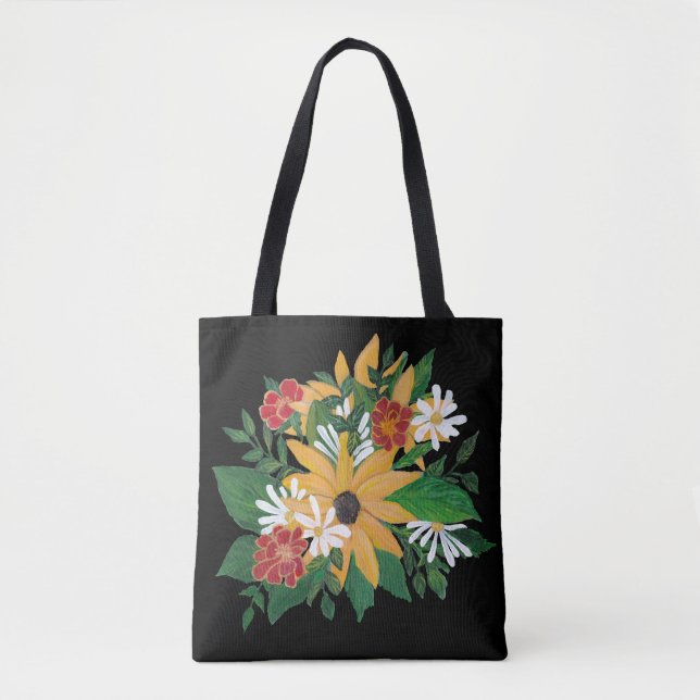 Bolso De Tela Tote de las flores de verano (Anverso)