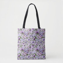 Tote de las flores moradas