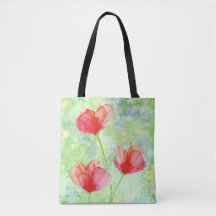 Tote de las flores rojas