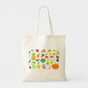 Bolso De Tela Tote de las frutas y verduras