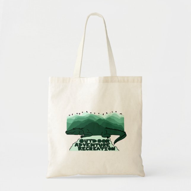 Bolso De Tela Tote de las montañas Gator (Frente)