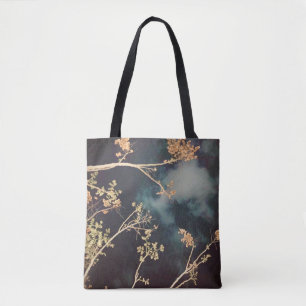Bolso De Tela Tote de las Ramas Medianoche