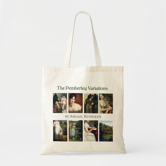 Bolso De Tela Tote de las variaciones de Pemberley (Frente)