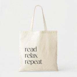 Bolso De Tela Tote de lectura de libros minimilástico