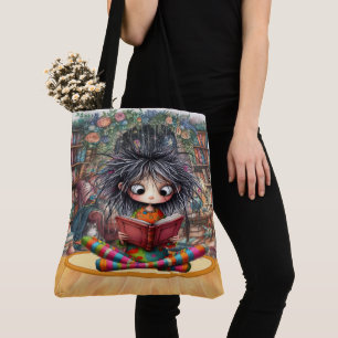 Bolso De Tela Tote De Lectura Quintescamente Quirky - ¡VEA ATRÁS