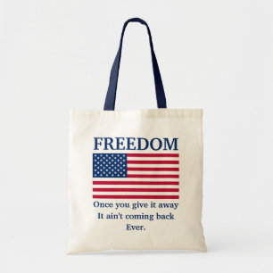 Bolso De Tela Tote de libertad