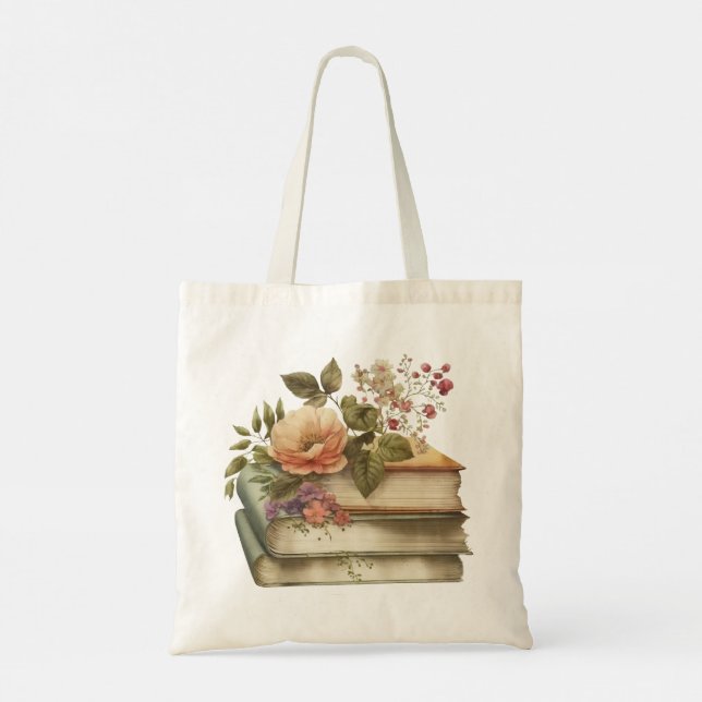 Bolso De Tela Tote de libros para los amantes del libro (Reverso)