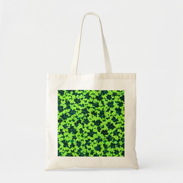 Bolso De Tela Tote de lienzo con patrones Ivy (Frente)