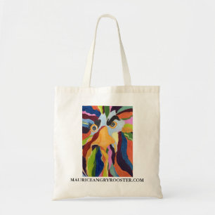 Bolso De Tela Tote De Lienzo Con Rooster De Maurice Angry