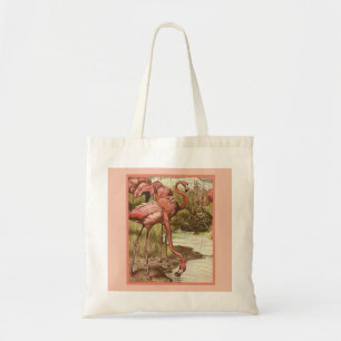 Bolso De Tela Tote de lienzo de impresión de Ilustracion Flaming