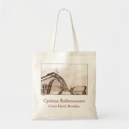 Bolso De Tela Tote de lienzo de presupuesto de la montaña rusa d