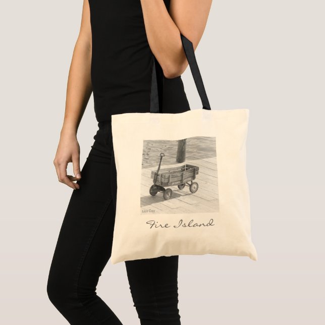 Bolso De Tela Tote de lienzo de presupuesto del volante de la ra (Anverso (producto))