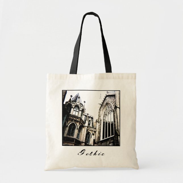 Bolso De Tela tote de lienzo de presupuesto 'gótico' (Frente)