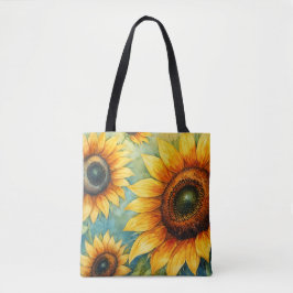 Bolso De Tela Tote de lienzo de serenidad de girasol