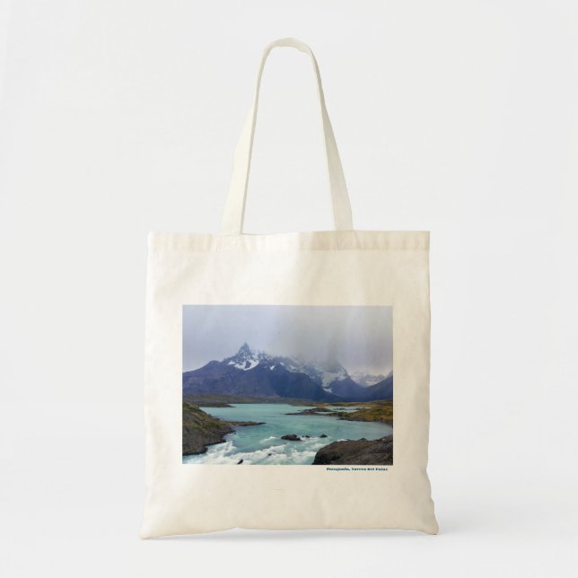 Bolso De Tela Tote de lienzo del Parque Nacional Torres del Pain (Frente)