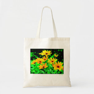 Bolso De Tela tote de lienzo presupuestario "Neon Susans"