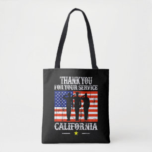 Bolso De Tela Tote de lienzo Tote Bag de California