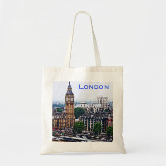 Bolso De Tela Tote de Londres
