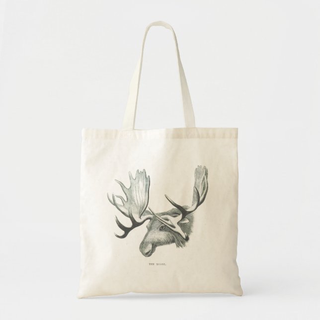Bolso De Tela Tote de los alces del invierno (Frente)
