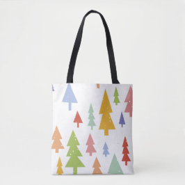 Bolso De Tela Tote de los bosques de invierno