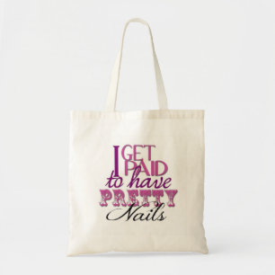 Bolso De Tela Tote de los clavos del bonito
