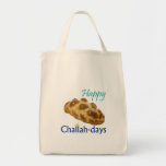 Bolso De Tela tote de los Jalá-días<br><div class="desc">¡Celebre los Jalá-días! Trabajos para cualquier día de fiesta judío (excepto Passover y Yom Kipur…).</div>