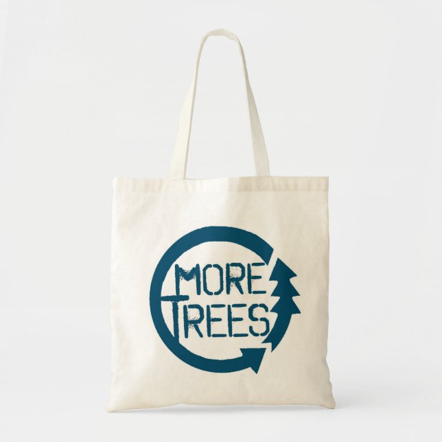Bolso De Tela tote de los moreTrees (Frente)