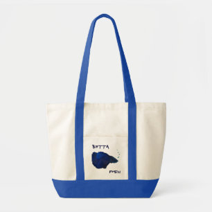 Bolso De Tela Tote de los pescados de Betta