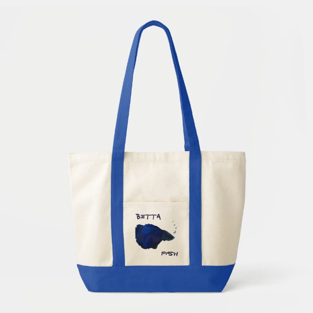 Bolso De Tela Tote de los pescados de Betta (Frente)