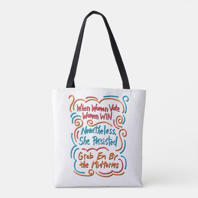 Bolso De Tela Tote de los refranes (Reverso)