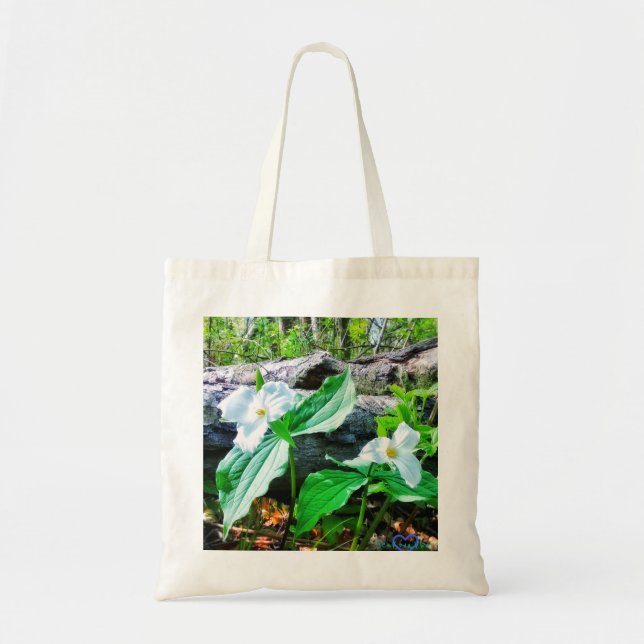 BOLSO DE TELA TOTE DE LOS TRILLIUMS (Frente)