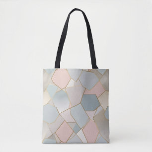 Bolso De Tela Tote de lujo Pastel Mosaic
