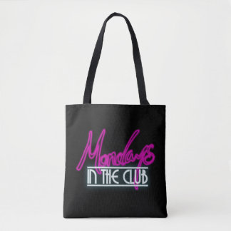 Bolso De Tela Tote de lunes (negro)