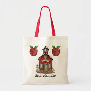Bolso De Tela Tote de Maestros en Casa Escolar - SRF