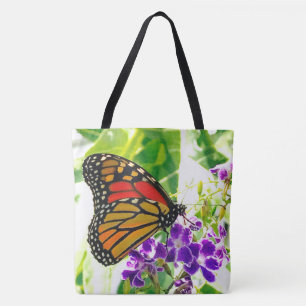 Bolso De Tela Tote de mariposa de bonito