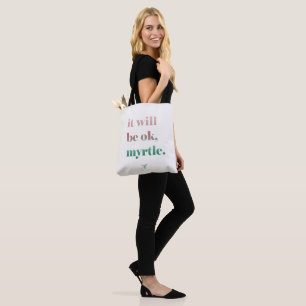 Bolso De Tela Tote de mariposa de Myrtle libre de vuelo