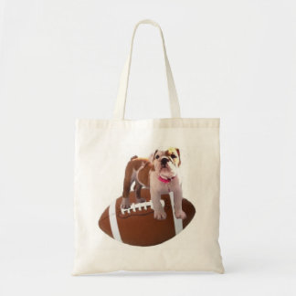 Bolso De Tela Tote de Mascot~Bulldog~Original del equipo