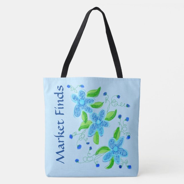 Bolso De Tela Tote de mercado (Anverso)