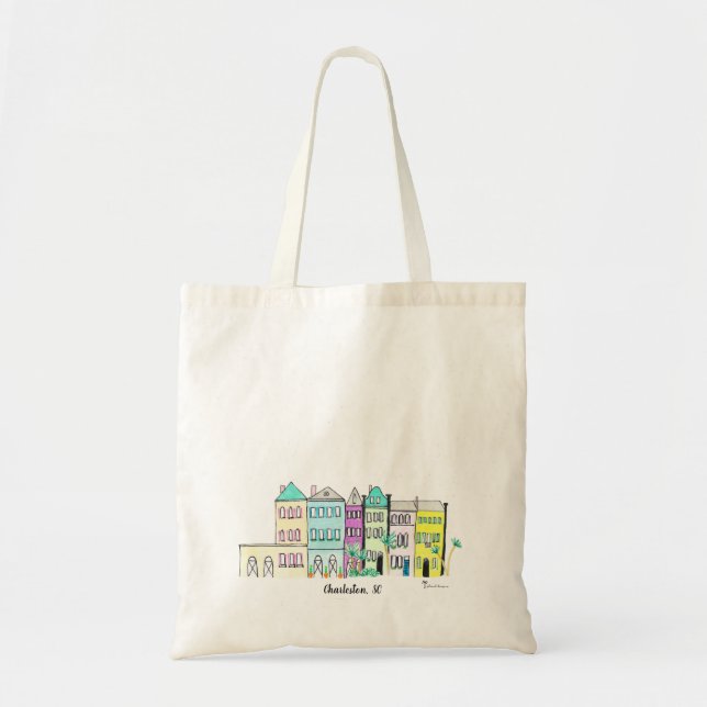 Bolso De Tela Tote de mercado de Fila Arcoiris (Frente)