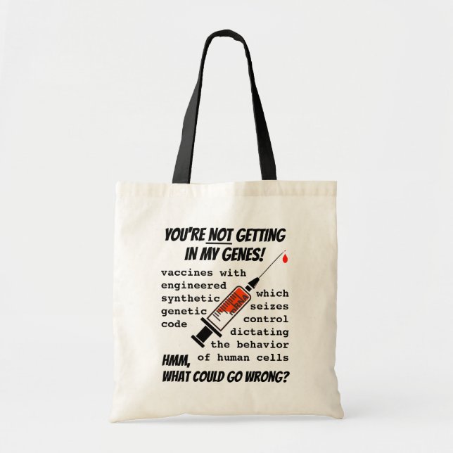 Bolso De Tela Tote de mis genes (Frente)