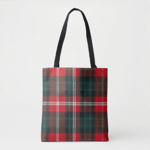 Bolso De Tela Tote de Moda de Tartán